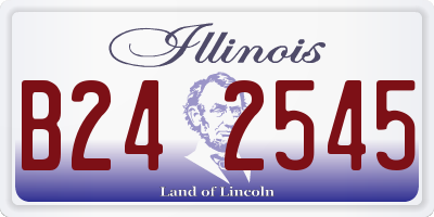 IL license plate B242545