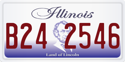 IL license plate B242546