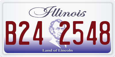 IL license plate B242548