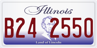 IL license plate B242550