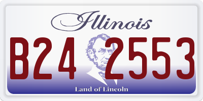 IL license plate B242553