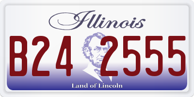 IL license plate B242555