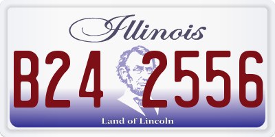 IL license plate B242556