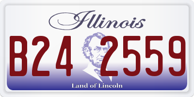 IL license plate B242559