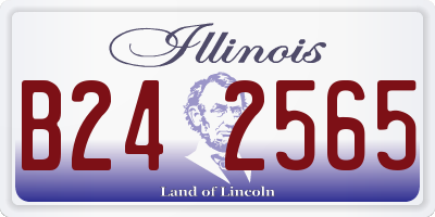 IL license plate B242565