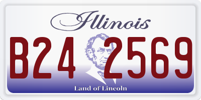 IL license plate B242569