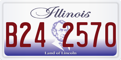 IL license plate B242570