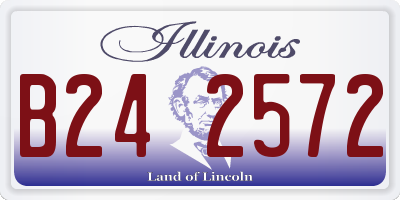 IL license plate B242572