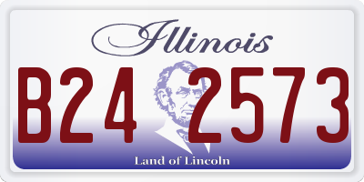 IL license plate B242573