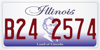 IL license plate B242574