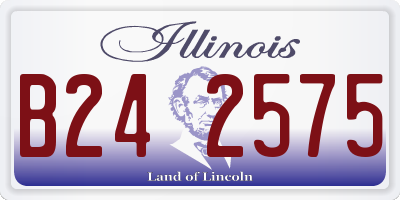 IL license plate B242575