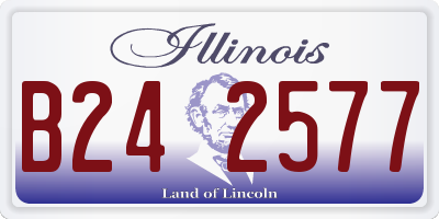 IL license plate B242577