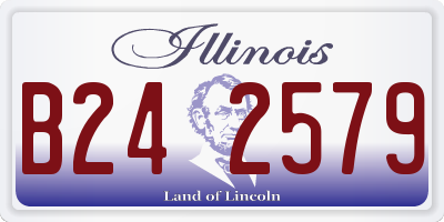 IL license plate B242579