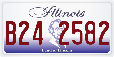 IL license plate B242582