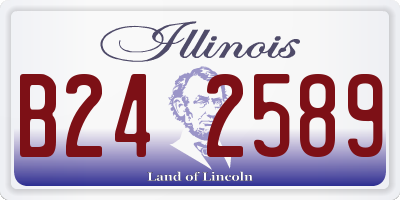 IL license plate B242589
