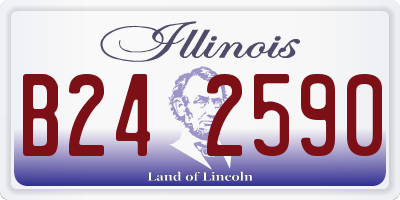 IL license plate B242590