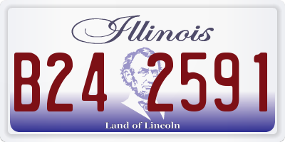 IL license plate B242591