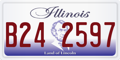 IL license plate B242597