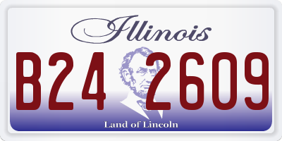 IL license plate B242609