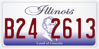 IL license plate B242613