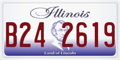 IL license plate B242619