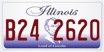 IL license plate B242620