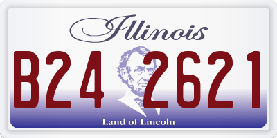 IL license plate B242621