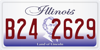 IL license plate B242629