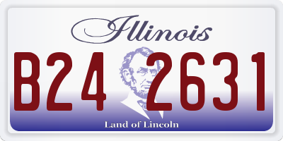 IL license plate B242631