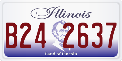 IL license plate B242637