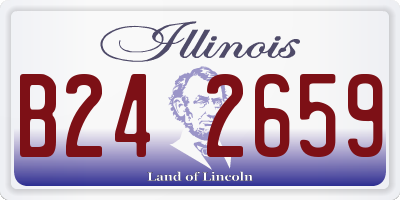 IL license plate B242659