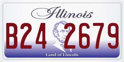 IL license plate B242679