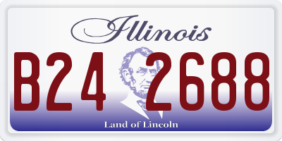 IL license plate B242688