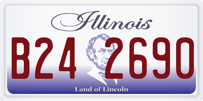 IL license plate B242690