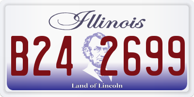 IL license plate B242699