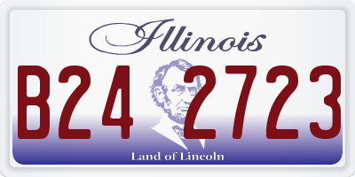 IL license plate B242723