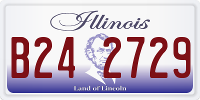 IL license plate B242729