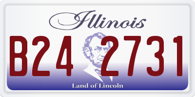 IL license plate B242731