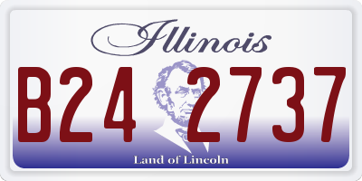 IL license plate B242737