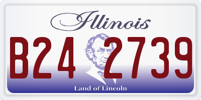 IL license plate B242739