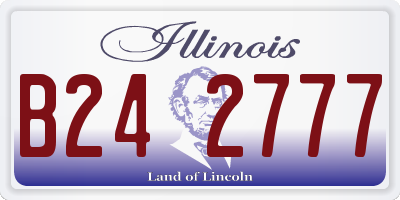 IL license plate B242777