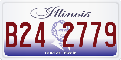 IL license plate B242779