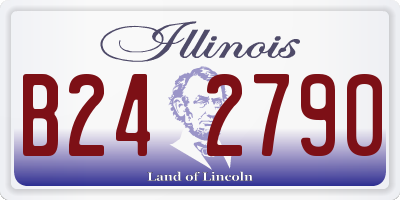 IL license plate B242790