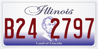 IL license plate B242797