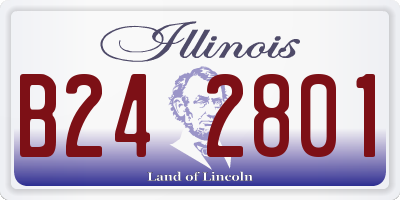 IL license plate B242801