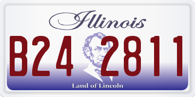 IL license plate B242811