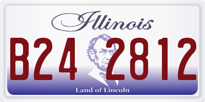 IL license plate B242812