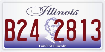 IL license plate B242813
