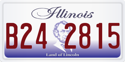 IL license plate B242815