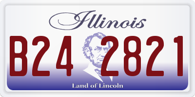 IL license plate B242821